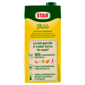 Star Il Mio Brodo di Pollo 100% Naturale Senza Glutine 1L